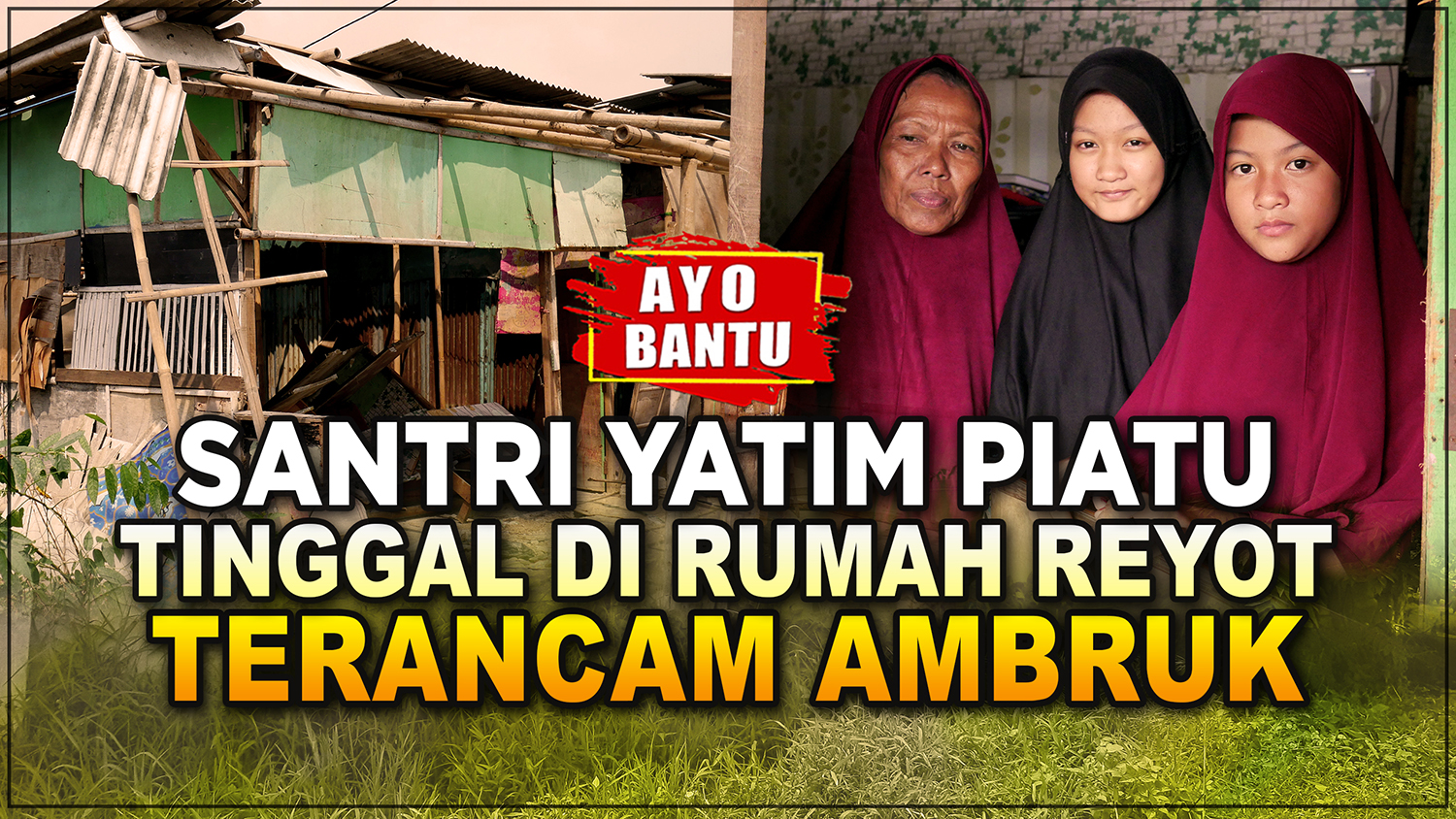 MASYA ALLAH..!!! RUMAH YATIM PIATU SANTRI TAHFIZH QUR’AN INI DOYONG
